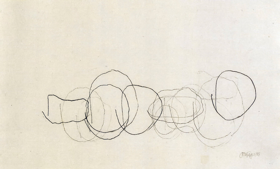 Ryoanji (1988) | drawing by John Cage