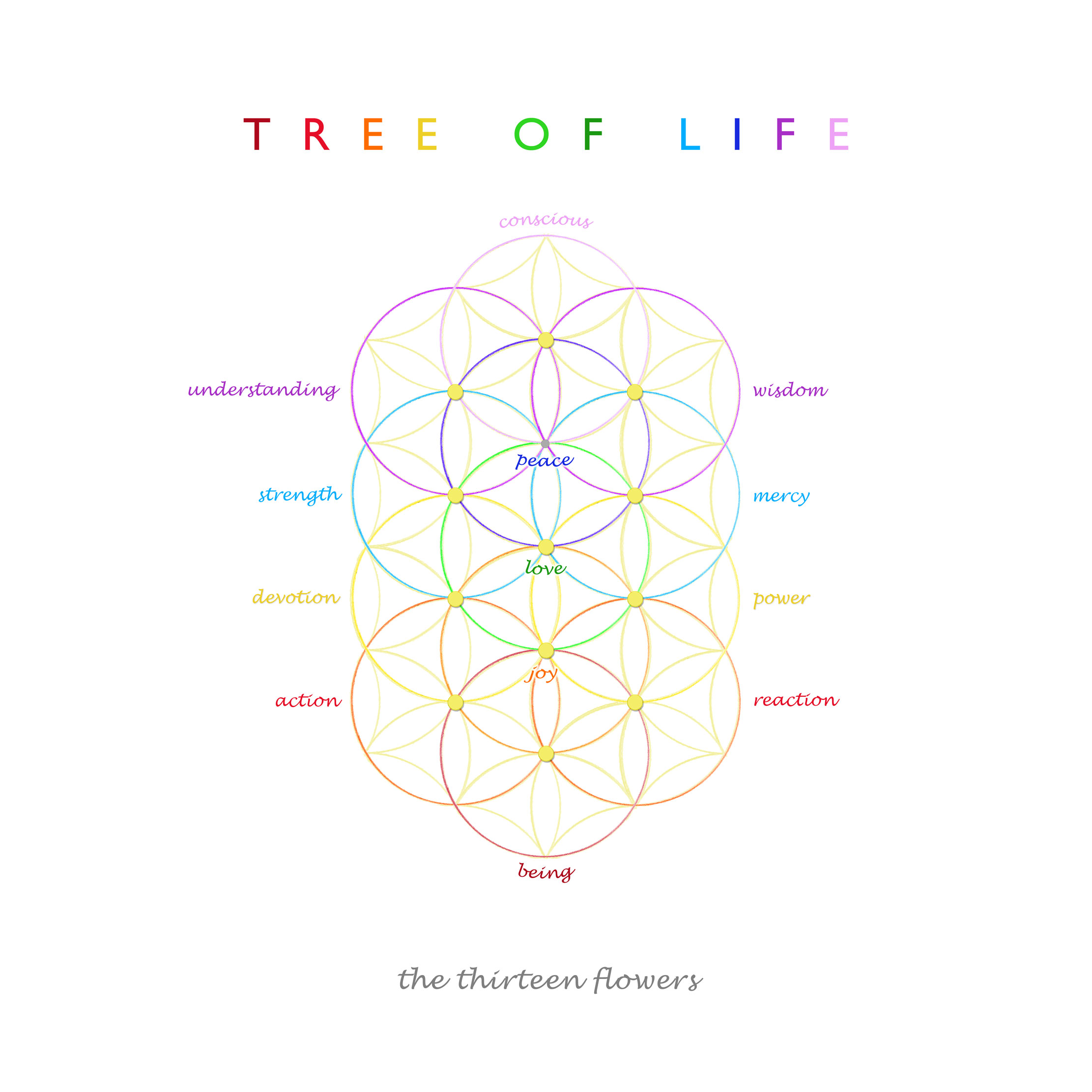 Tree of Life | the thirteen flowers
